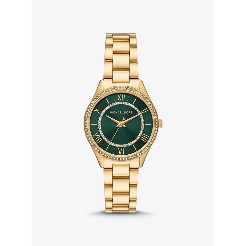 Michael Kors Mini Lauryn Pavé Goldfarbene Uhr MK4737 gold