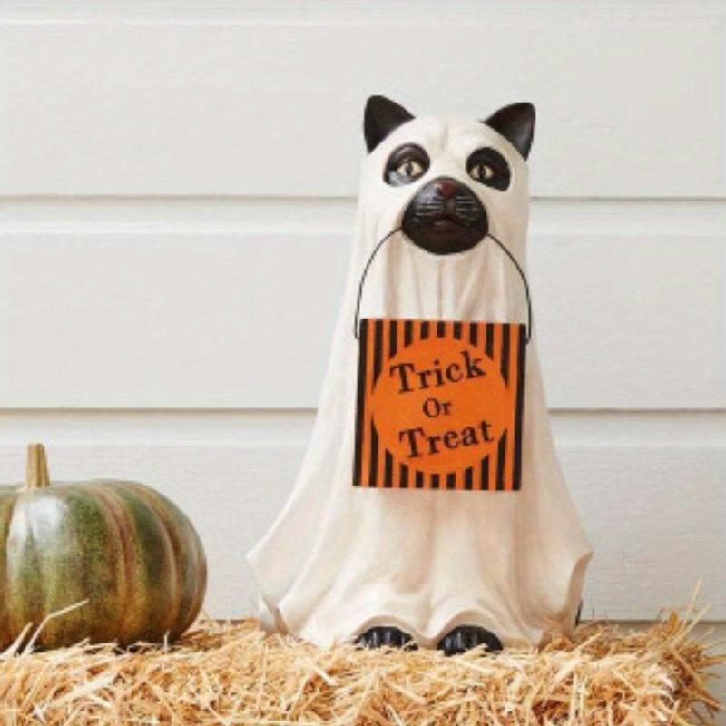 Halloween Hund Elf Süßigkeiten Schale Ornament Kürbis Festival Party Dekoration Geschenk Home Storage Supplies Halloween Dekore Zubehör Cat