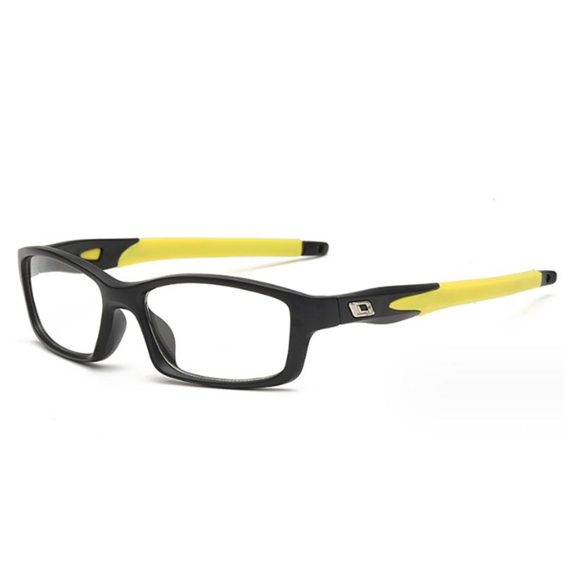 Herren Sportbrillengestelle Brillen Outdoor-Sport Rechteck Myopie Rezept Radbrillen -0.5 -1.0 -2.0 -3.0 -4.0 myopia -6.0