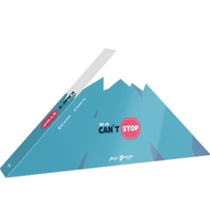 [playte] Kann nicht aufhören / Dreiecksversion / Orapa Mine / Adas Bibliothek / Tic Tac Town , Korea Brettspiele Can't Stop Triangle