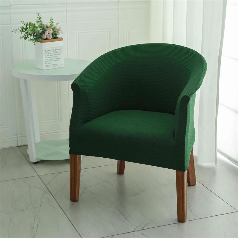 Stuhlbezug Universal Elastisch Haushalt Einfach Gast Sofa Haushalt Hocker Esszimmerstuhlbezug Rückenlehne 38*41cm gray