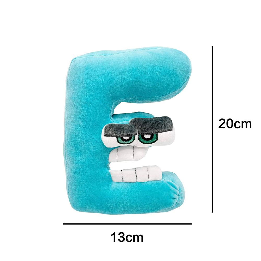 Alphabet Lore Plüschtiere AZ Englischer Buchstabe Stofftier Plüschpuppe Spielzeug Geschenk für Kinder Kinder Pädagogische Weihnachtsgeschenke