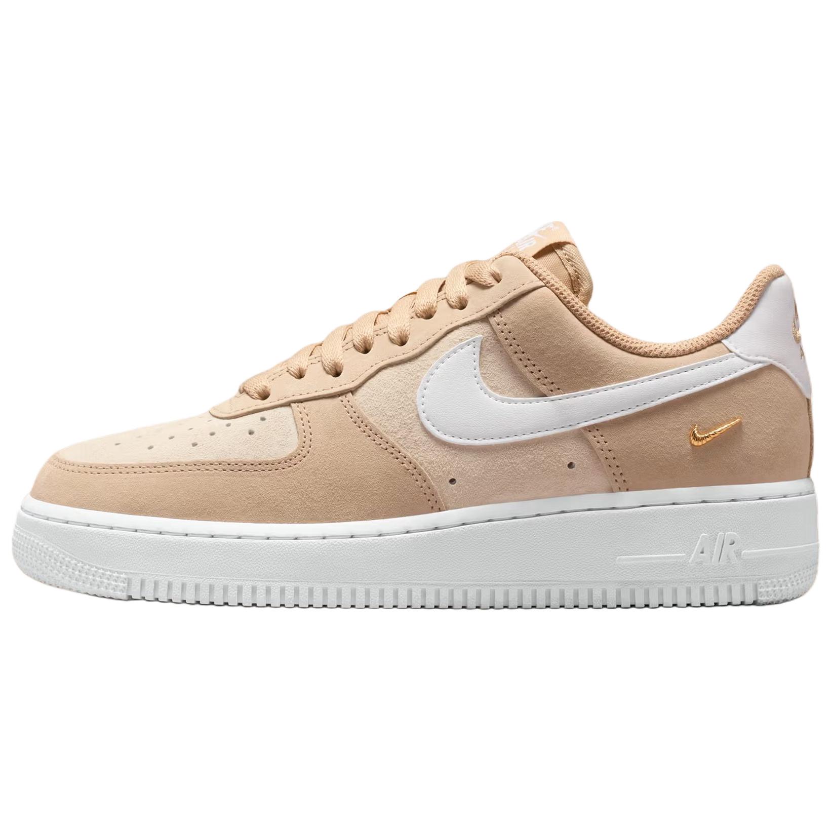 Nike Air Force 1 Bequeme Passform Low-Top Sneaker Unisex-Sneaker Haferflocken-Braun IQ9964-200 beige