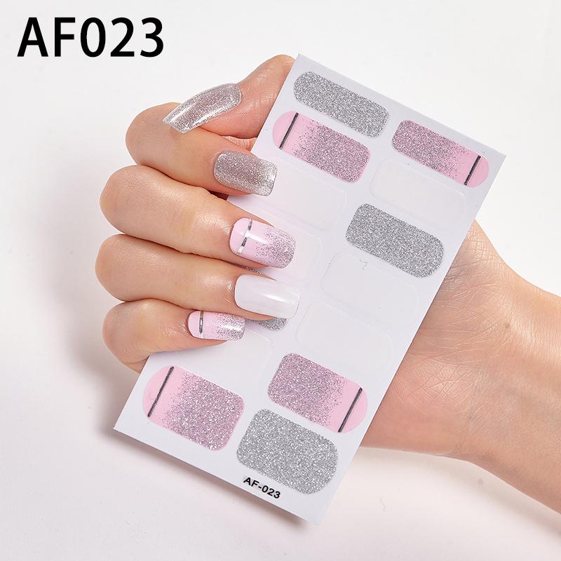 Volle Abdeckung Nagel Aufkleber Nagellack Nagel Dekoration Nägel Aufkleber Designer Selbstklebende Nagel Aufkleber Kreative Nailart Aufkleber