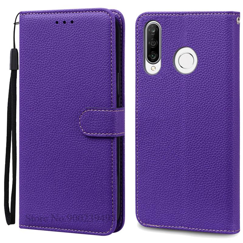 Für Honor 20 Lite Hülle Buchhülle für Huawei Honor 20S Brieftasche Flip Case für Huawei Honor 20Lite Honor 20S Leder Handyhüllen For Honor 20 Lite dunkelviolette