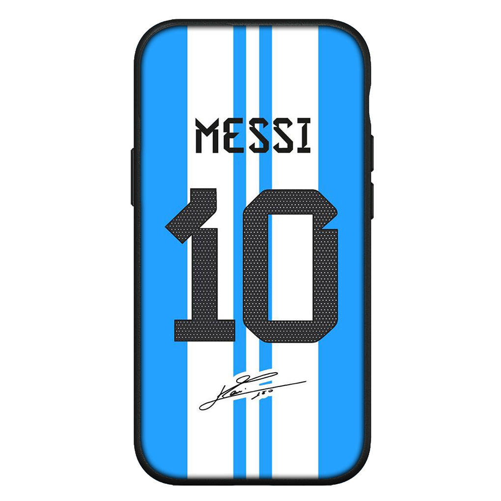 Hülle für iPhone 15 14 Xiaomi Redmi Note 13 12 11 Pro Max X 8 7 9 XR Samsung Galaxy S24 S23 A05 OPPO A15 Huawei No 10 Soccer Football No10 Handyhülle for Samsung Galaxy A55 5G terra