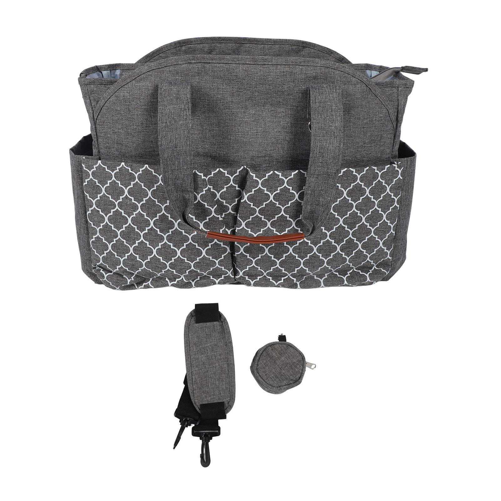 Wickeltasche Geometrischer Druck Reißverschluss Tasche für Taschentücher Wasserdicht Reise-Wickeltasche Messenger