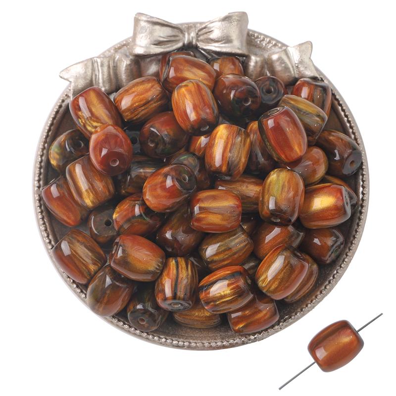 Harzperlen Streamer Sternenhimmel Halo gefärbte Perlen für DIY Halskette Armband Ohrringe Schmuckherstellung Bastelzubehör 12x14mm 5pcs