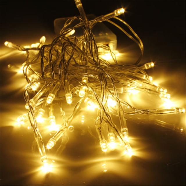 1000/500/300/200/100LEDS Lichterkette Lichterkette Outdoor Wasserdicht 8 Modi Lichterkette Hochzeit Weihnachten Party Dekoration für Zuhause 2022 Navidad 100M 1000LED-EU Plug warm weiße