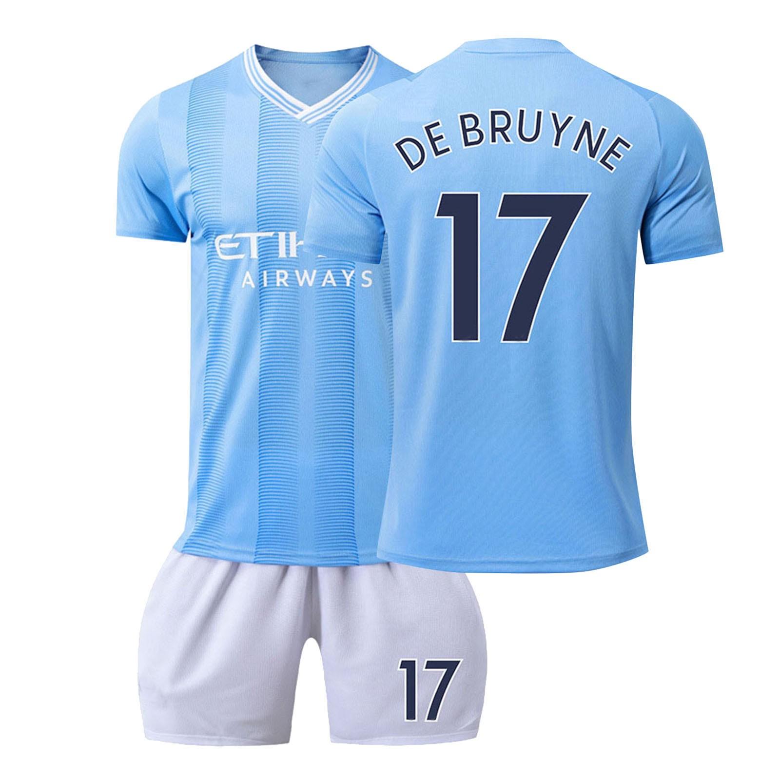 2324 Manchester City Heimtrikots, kurzes Strumpfhosen-Set, neue Saison, kurzes Strumpfhosen-Set in Kindergröße S