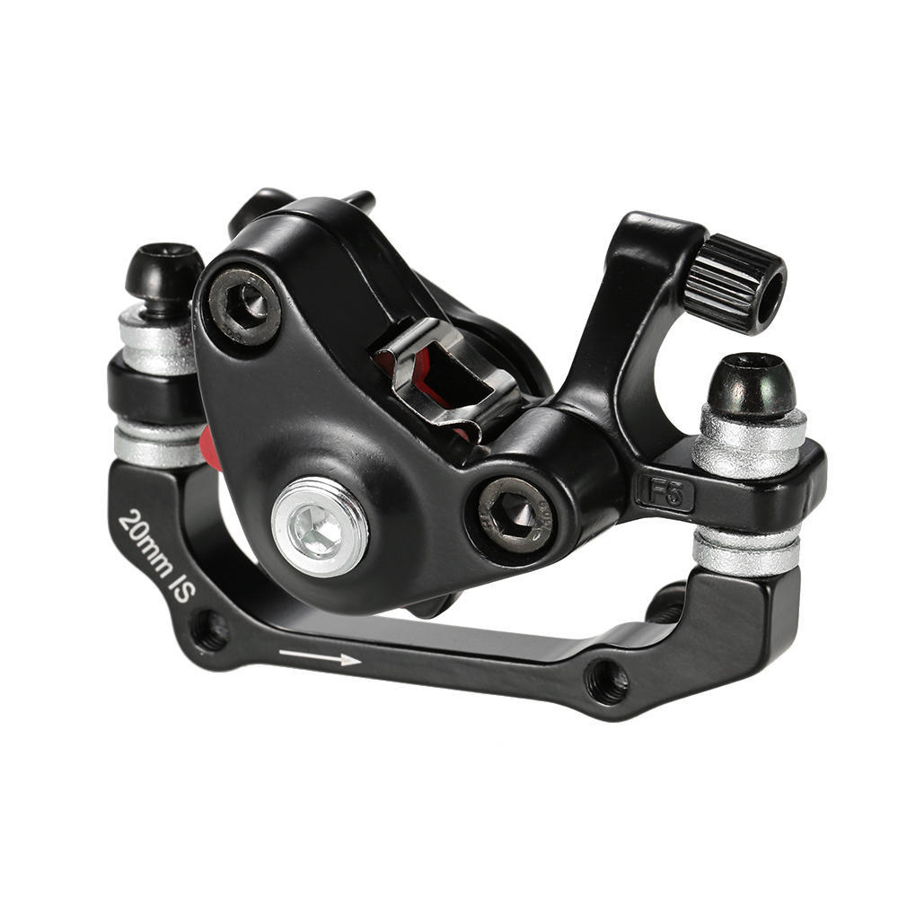 Aluminiumlegierung Fahrradbremse Outdoor Radfahren MTB Mountainbike Hintere Scheibenbremse Mechanischer Bremssattel schwarz