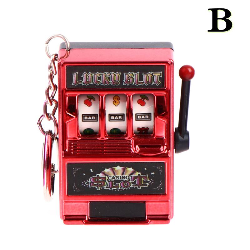 Kreativer Mini-Spielautomaten-Schlüsselanhänger, Jingle-Auto-Schlüsselanhänger für Kinder, Party-Geschenk
