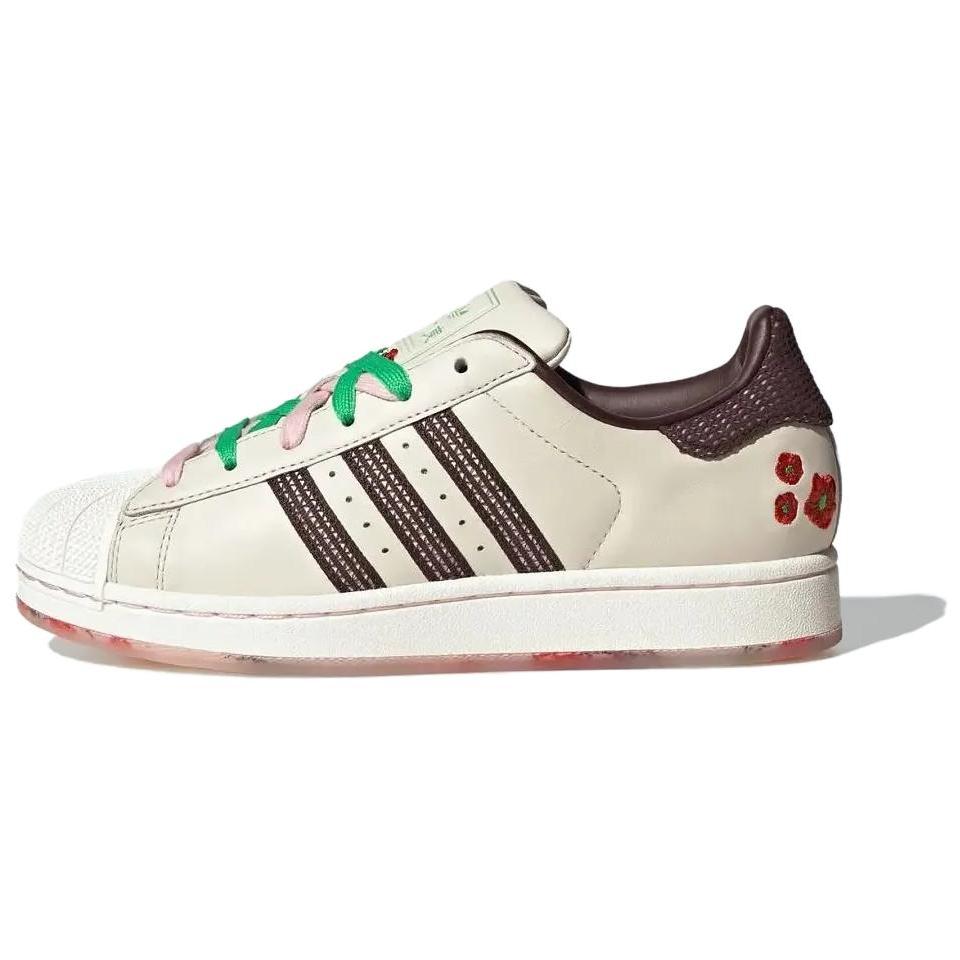 adidas Superstar II Sakura Beige (Damen) Unisex Sneaker Braun Rot JH7759 38⅔
