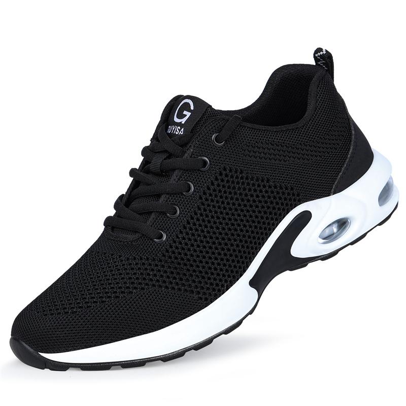 35-50 Air Kissen Arbeits Schuhe Für Männer Anti-Smashing Stahl Kappe Pannensichere Bau Sicherheit Schuhe Turnschuhe männlichen Schuhe 41