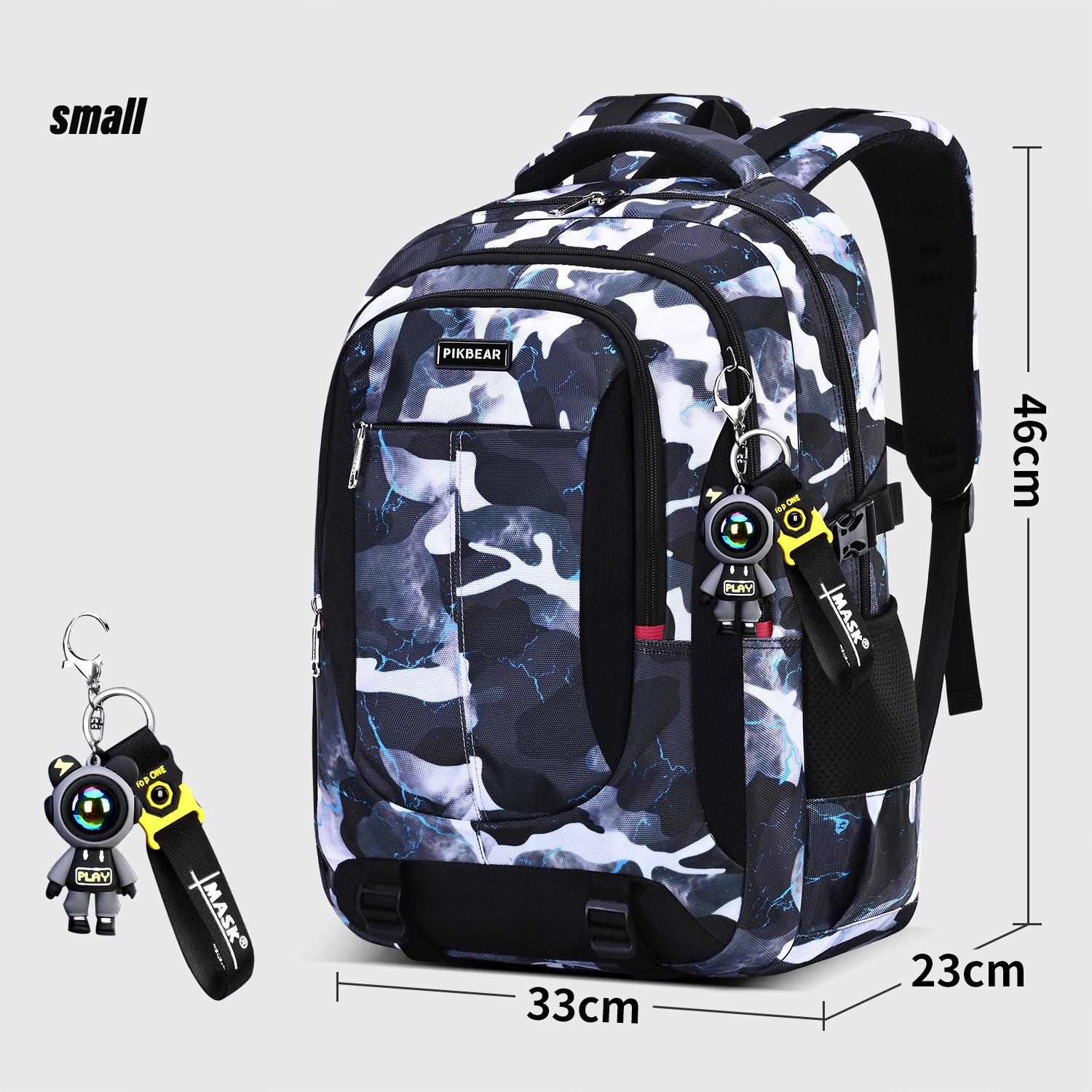 Orthopädischer Herren-Laptop-Rucksack Teenager-Schulranzen Grundschul-Wasserdichte Rucksäcke Studenten-Schultaschen small size