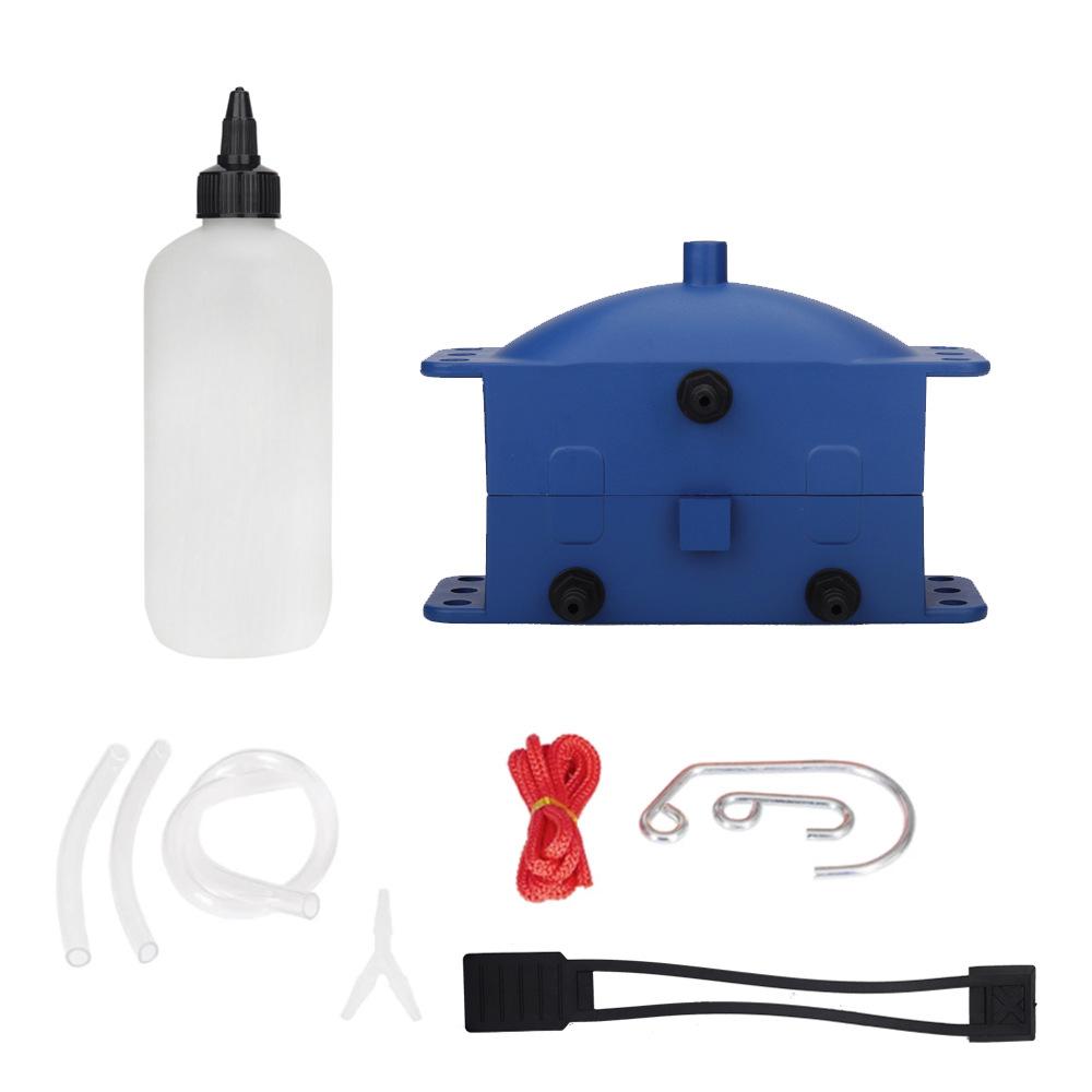 Motorrad Kette Reinigung Kit Kette Reiniger Pinsel Getriebe Reinigung Werkzeug Kette Lube Gerät Schmierung blau