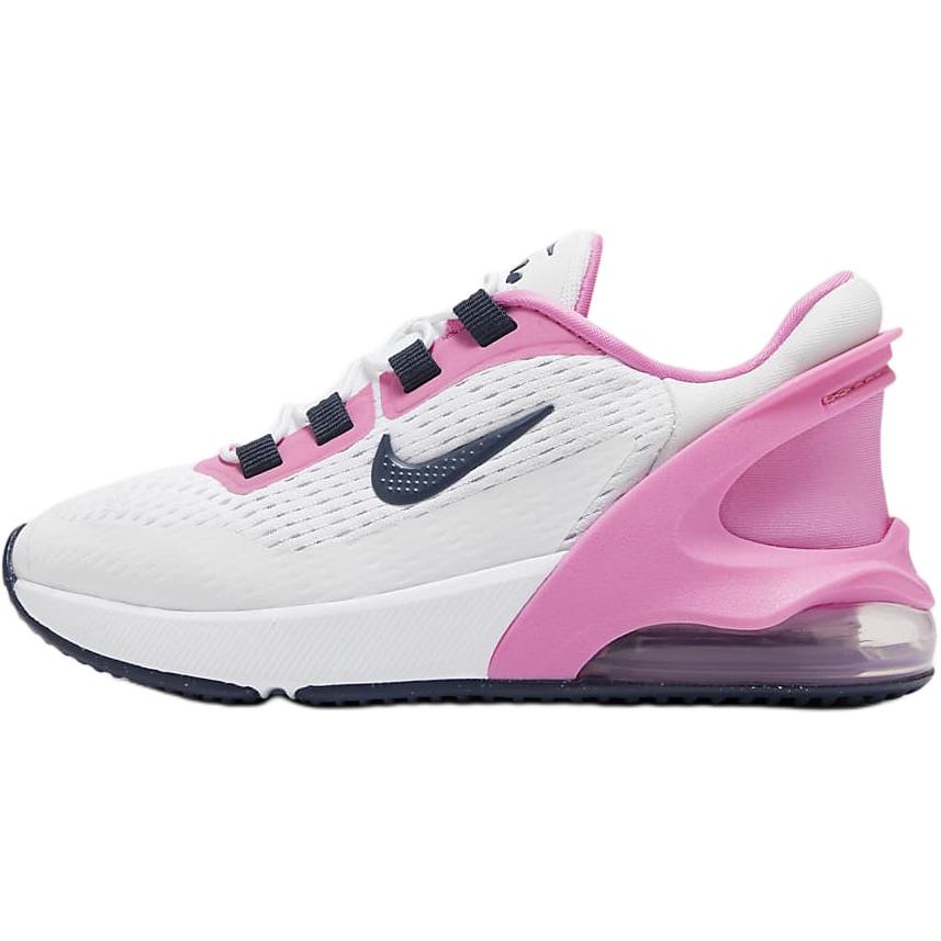 Nike Air Max 270 Go Bequeme Vielseitige Low-Top Laufschuhe Kinder Sneaker Weiß Rosa DV1969-107 33.5