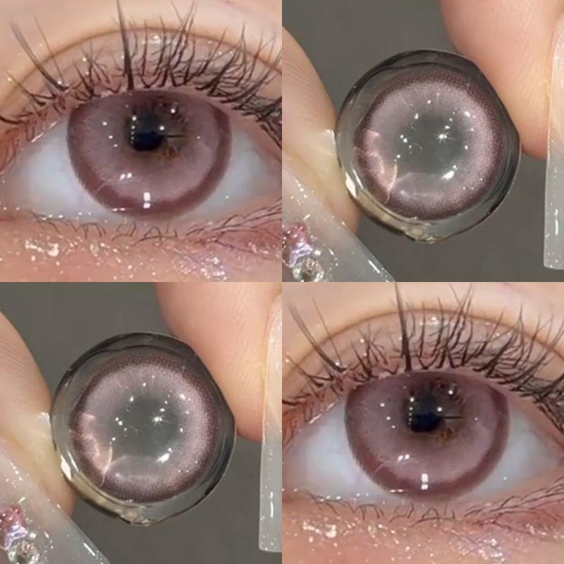 Mill Creek Halloween-Kontaktlinsen in Rot mit Qualität, 2 Stück, 14,5 mm, Halloween-Vampir-Anime-Naturkosmetik-Kontaktlinsen für Augen, Cosplay-Kontaktlinsen -3.50