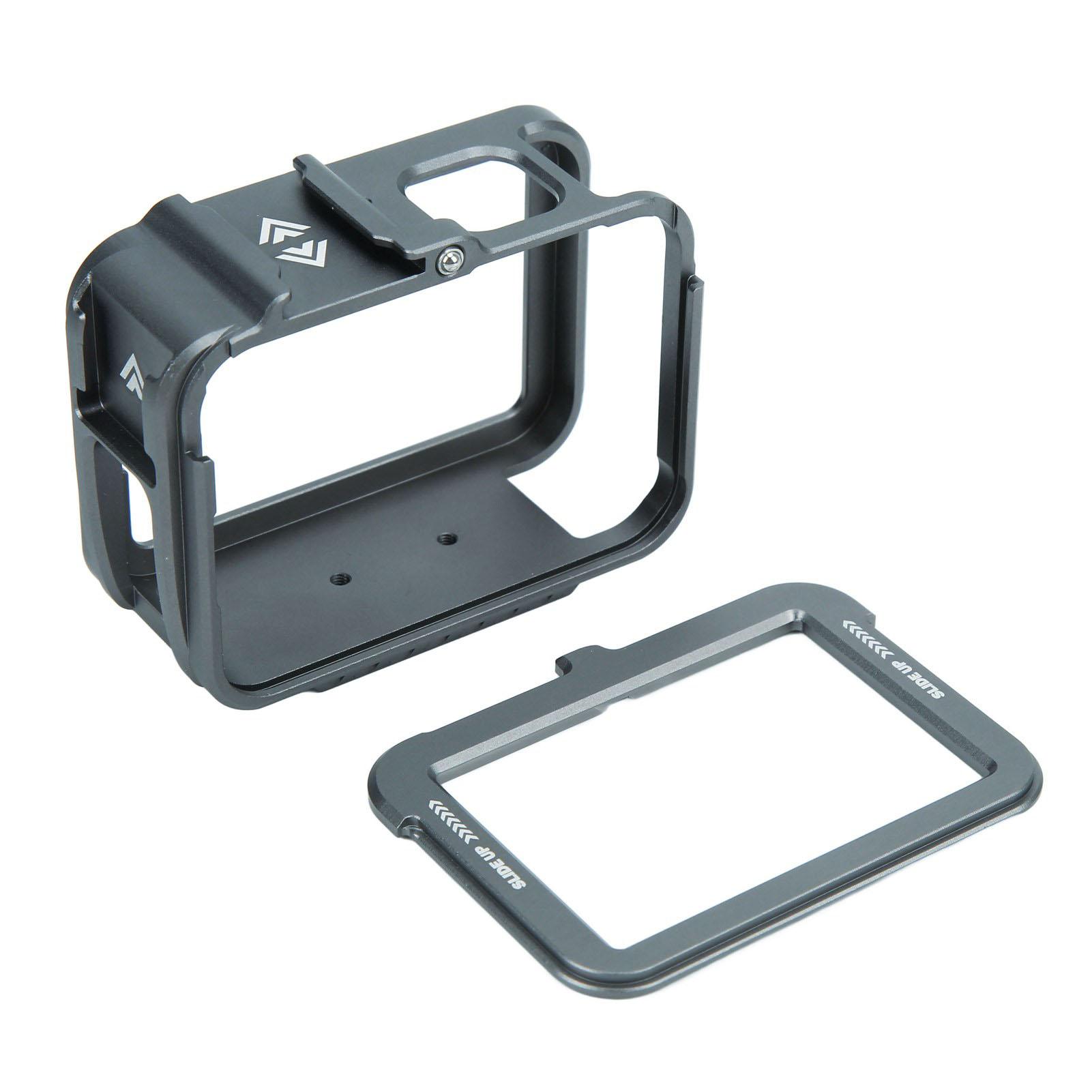 TELESIN Käfig Schutzabdeckung mit Cold Shoe Mount Bruchfest Kamera Käfig Schutzrahmen