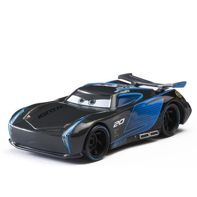 Kinderauto Pixar Cars 3 Lightning McQueen Spielzeug Jackson Storm The King Mater 1:55 Druckgusslegierung Kindergeschenk