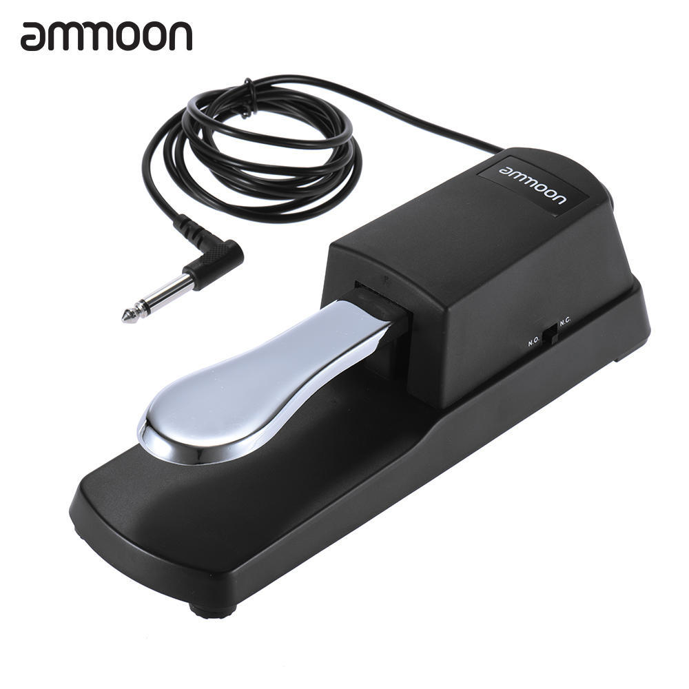 Ammoon Piano Keyboard Sustain Damper Pedal für Casio Yamaha Roland E-Piano Elektronische Orgel