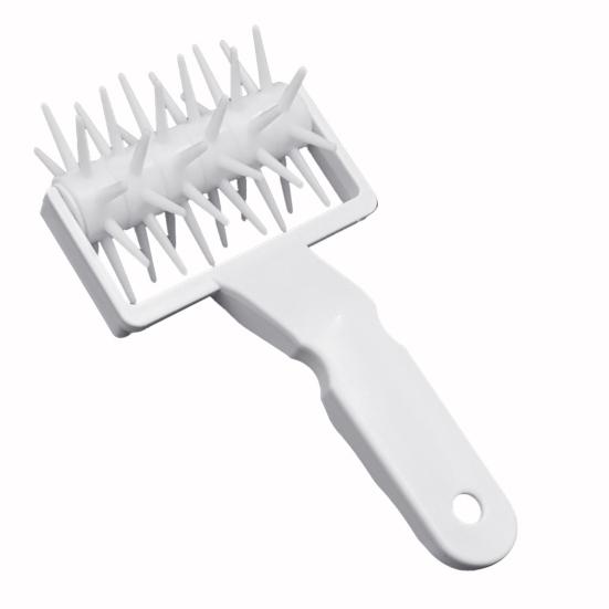 Pizza Punch PP Pizza Teigroller Gemustertes Rad Werkzeug zum Krusteneinschneiden BPA-Frei Brotteig Herdabzugswerkzeuge M B