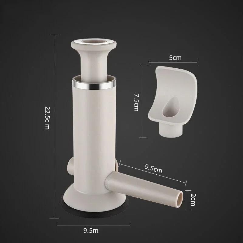Edelstahl Wurst Fleisch Stuffer Horizontal Maker Hausgemachte Küche Fleisch Wurst Maker Werkzeug Wurst Füller white