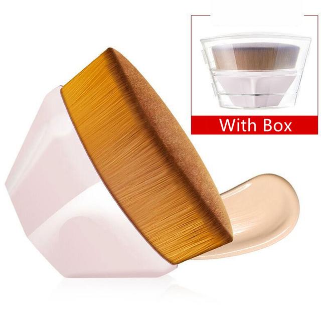 Six Corners Make-up-Pinsel Kabuki Makelloser Foundation-Pinsel für flüssiges Make-up, Pinselset, kosmetisches weiches synthetisches Make-up für Frauen With box
