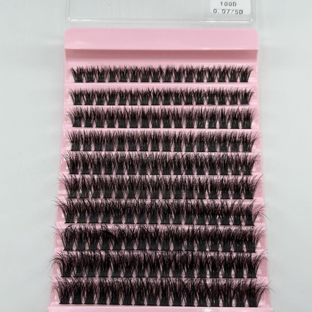 Gemischte Länge Segmentierte Falsche Wimpern 40D Dicke DIY Grafting Wimpern Falsche Wimpern Set Frauen Style 5