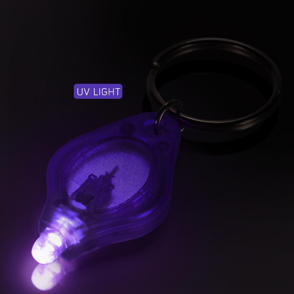 10 * Mini Tragbare Schlüsselanhänger Licht Taschenlampe Schlüsselanhänger Licht Taschenlampe 10 pcs violett