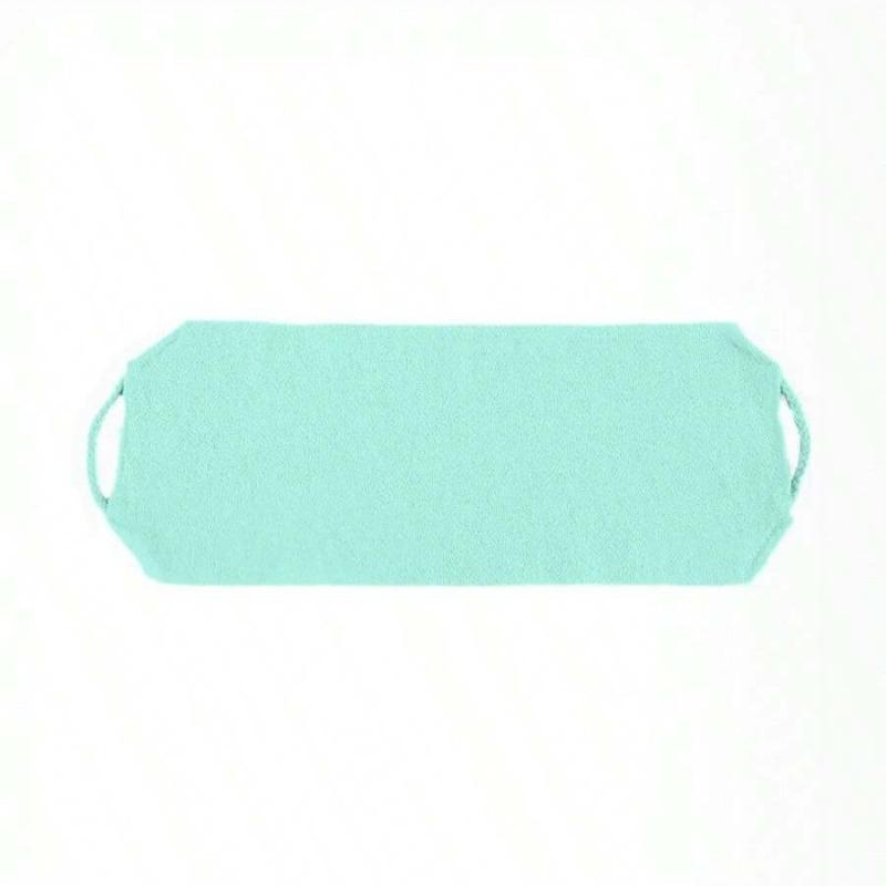 Koreanischer Peeling-Rückenschrubber, langes Stretch-Badetuch, Duschtuch für den Körper grün