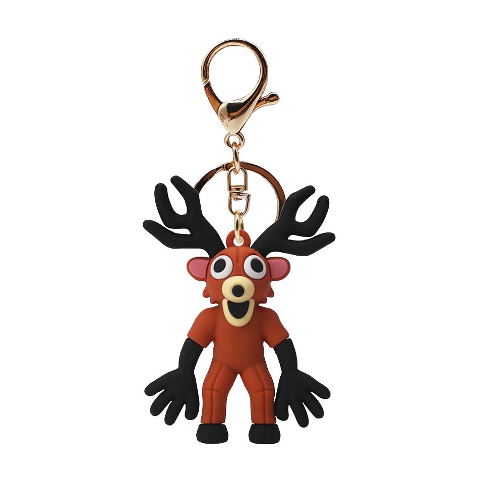 HEISS 99 Nächte im Wald Hirsch Schlüsselanhänger Spielzeug Filmtiere Hirsch Spielzeug Fans Geburtstagsgeschenke Spielzeug für Mädchen Jungen Kinder Festival Geschenk