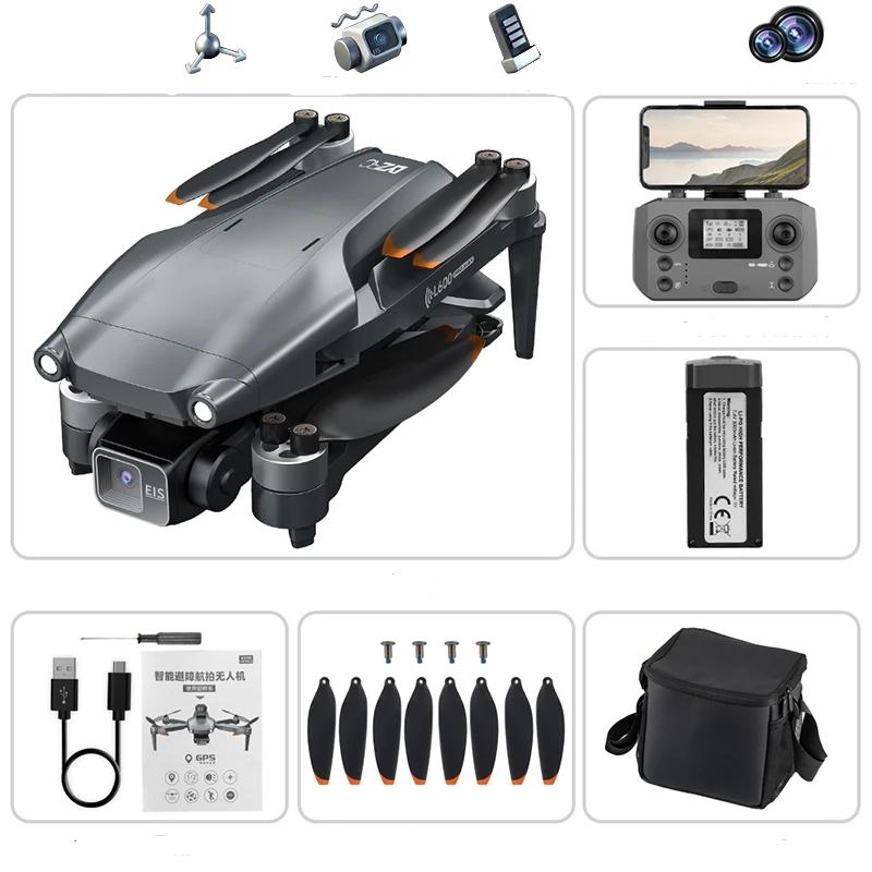 L600MAX 3-Achsen-Gimbal Professionelle Drohne Laser-Hindernisvermeidungsdrohne mit Kamera EIS Anti-Shake-Kamera GPS 5G WIFI RC FPV Quadcopter L600-MAX-NO-OAS
