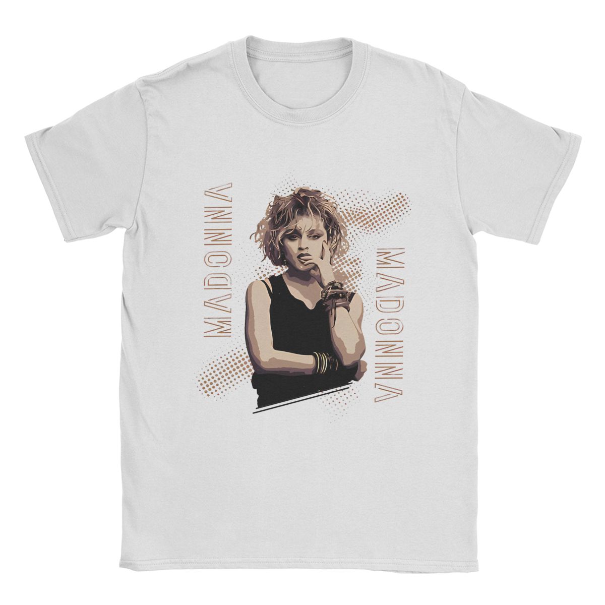 Herren Damen Madonna Musik Vintage Pop Sänger T-Shirt Bekleidung Geniale Sommer T-Shirts Top Tee Kleidung Sommer XL bunt