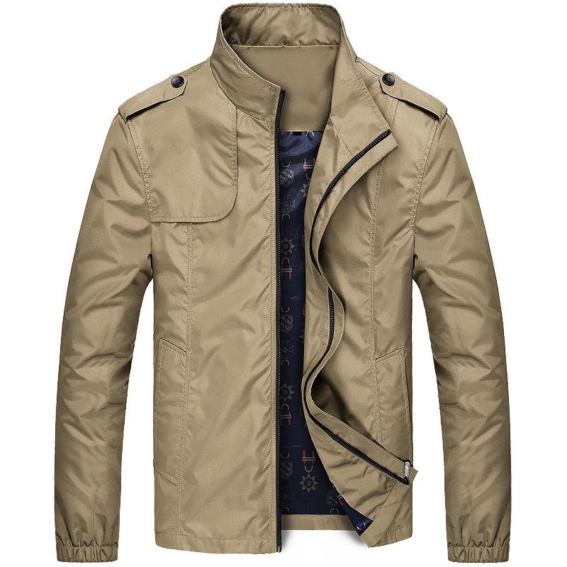 Frühling Sommer wasserdichte Jacken winddichte atmungsaktive Jacke Pizex Herren Mode Outdoor Berg- und Wander-Softshelljacken XXXXL khaki