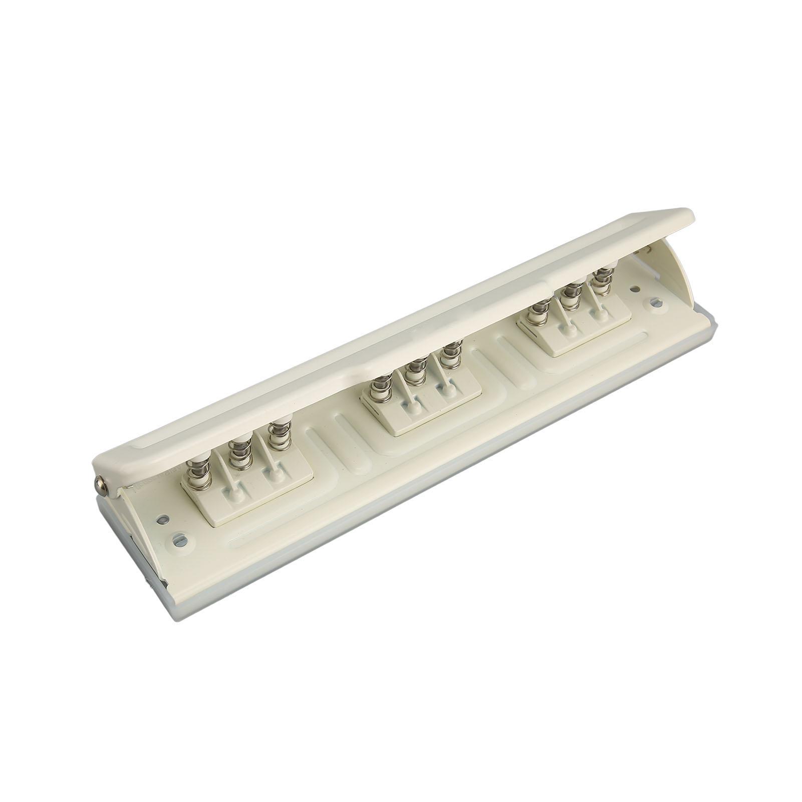 9-Loch-Locher Weiß Manuell 8 Blatt Kapazität DIY Locher für A4 B5 B6 A5 A6 Papier