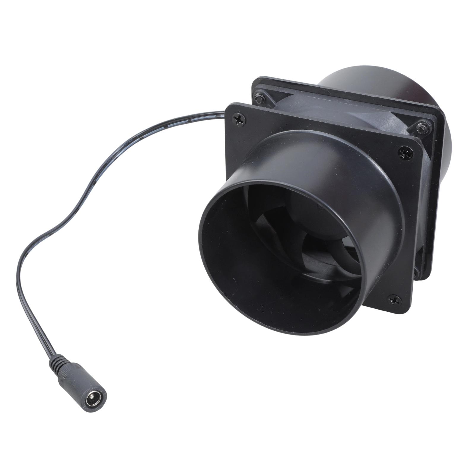 12V 8cm Abluftventilator Zuhause Leiser Inline-Kanalventilator Industrieventilator Badezimmer Küchenlüfter für Badezimmer Küche