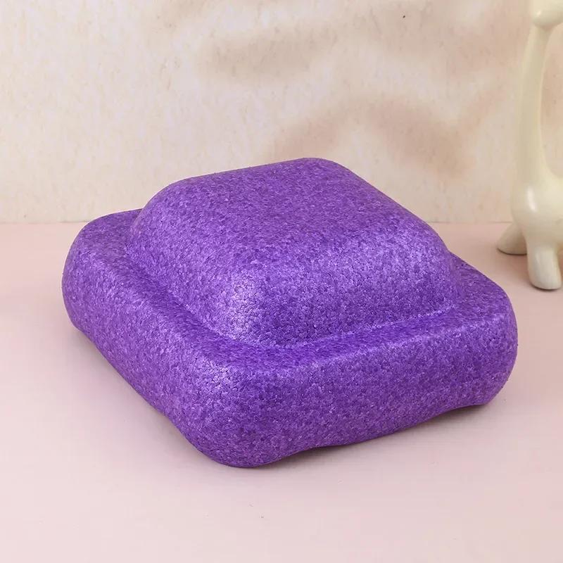 Balance-Training für Kinder, Schaumstoff-Schritt, sensorisches Rohr, unterstützte Spiele im Freien, Stapelsteine, Balance-Sport, Baby-Spielzeug, Geschenk violett