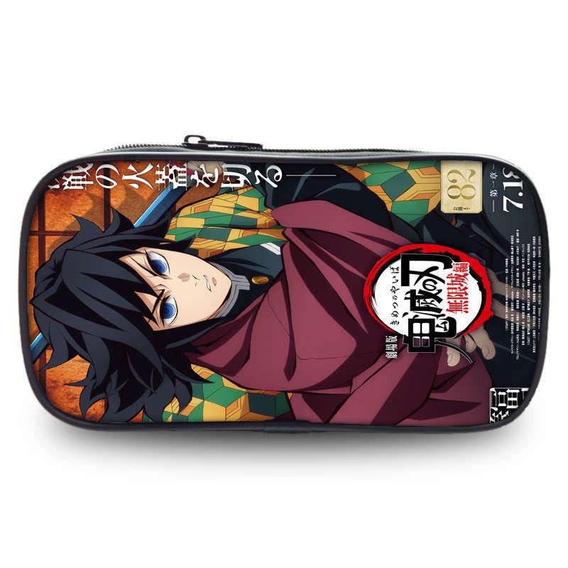 Demon Slayer Kimetsu No Yaiba Aufbewahrung für Schreibwaren mit geräumigem Design für Schule und als Geschenk Style17