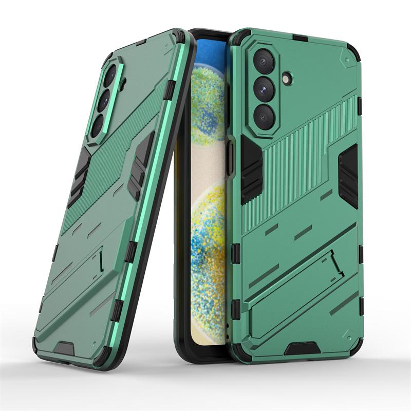 Für Samsung A26 Hülle Abdeckung Samsung Galaxy A26 5G Capas Neue Armor Handy Rückseite Stoßfest Halter Für Fundas Samsung A26 A 26 For A26 grün