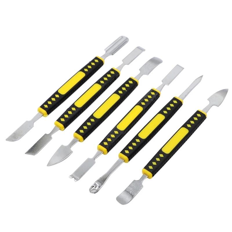 Metall-Brecheisen, 6-teiliges Set, Universal-Handy-Reparatur-Werkzeug-Set, Hebel-Eröffnungswerkzeug, Metall-Zerlegungs-Brecheisen-Set, elektronisches Reparaturwerkzeug 6Pcs/Set