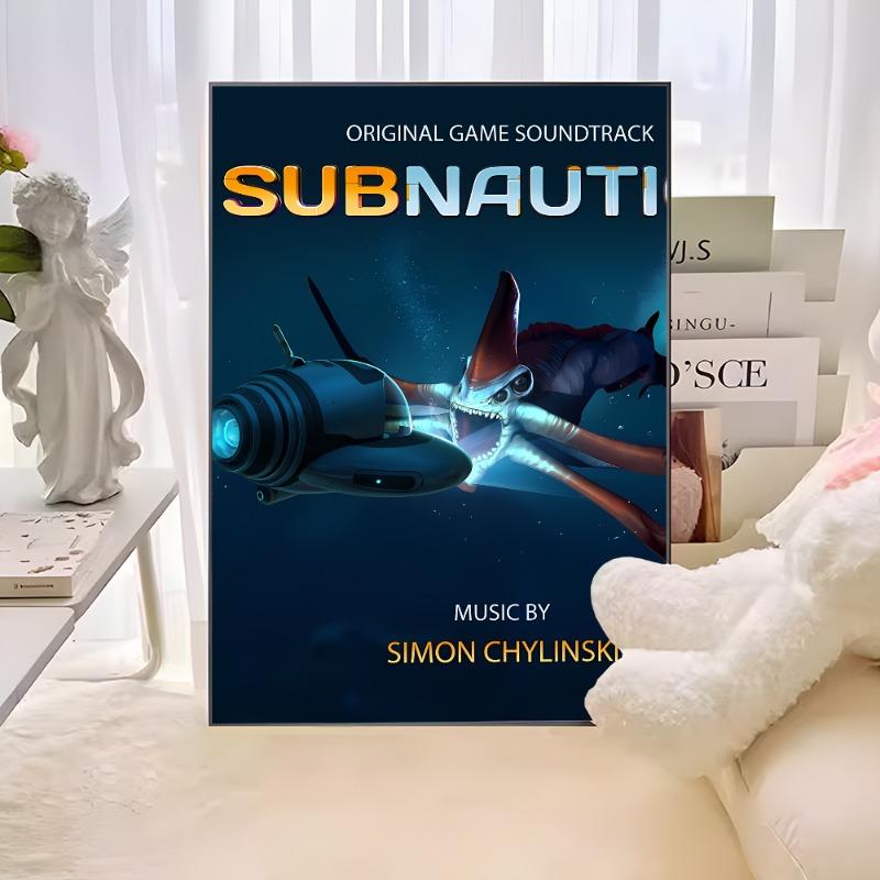 S-Subnauticas Spiel Klassische Vintage Poster Vintage Zimmer Heimbar Café Dekor Nordische Heimdekoration 60cm×90cm NoFrame