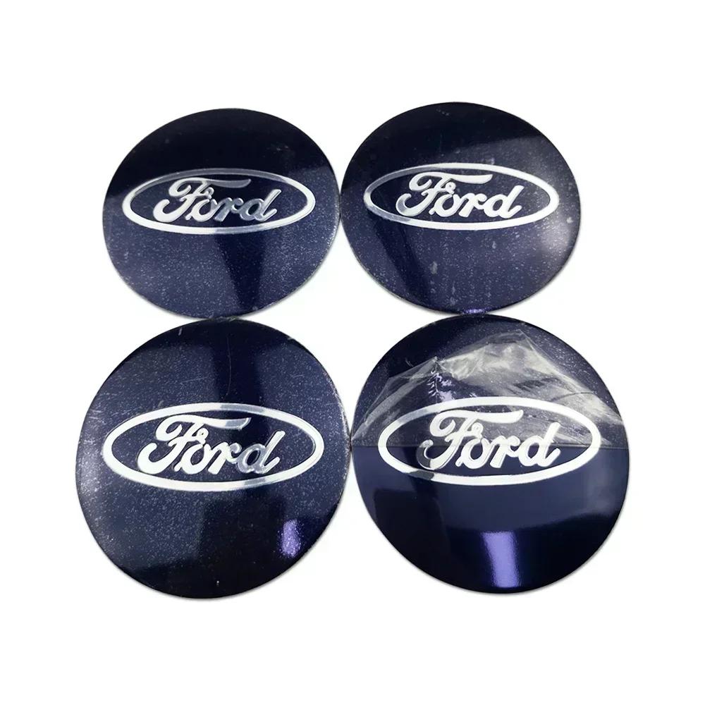60mm Auto Felgen Radkappen Emblem Aufkleber für Ford S-MAX GALAXY FLEX FIGO C-MAX EXPEDITION RANGER KA Fiesta TRANSIT vcqt50