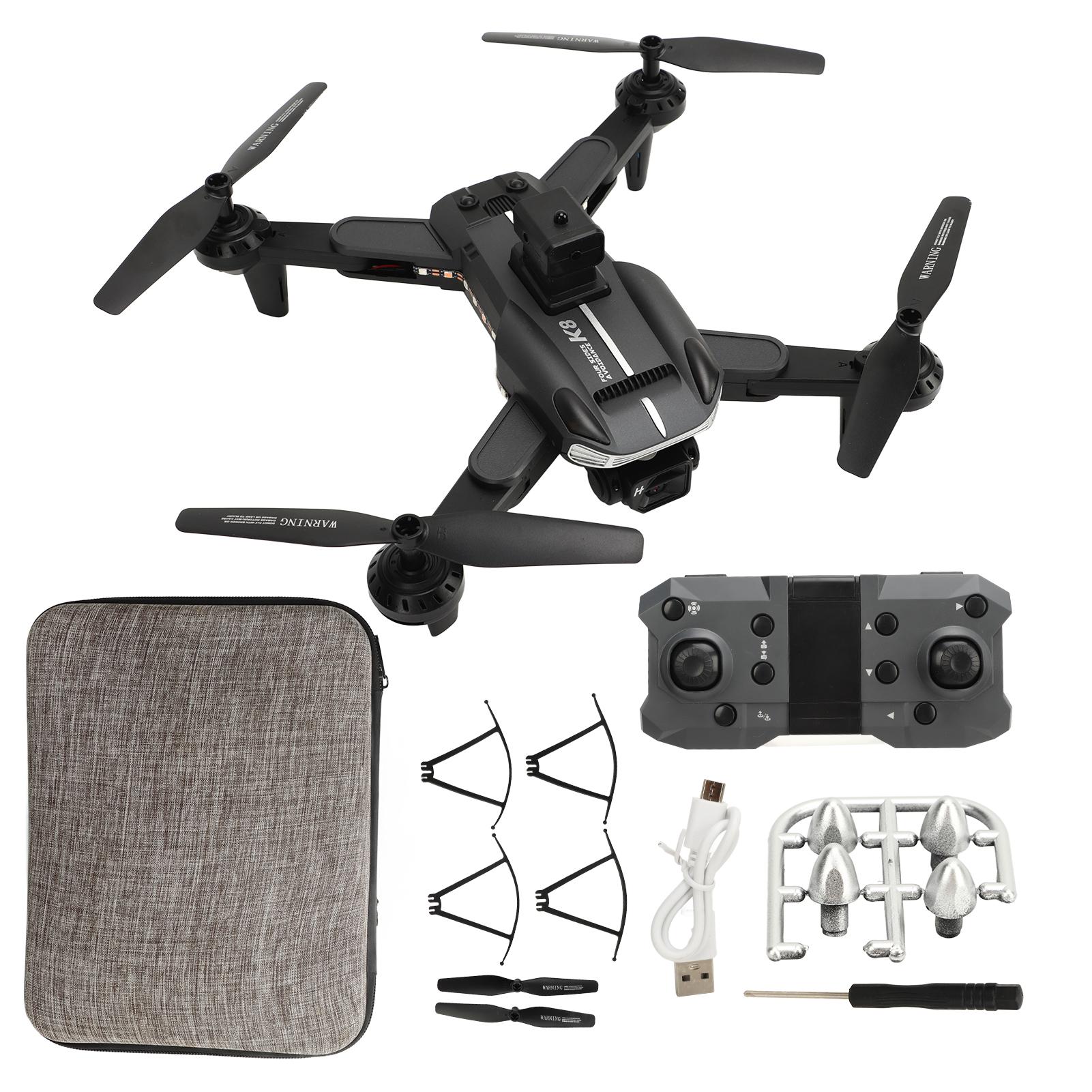 Faltbare Drohne 4K HD Dual-Kamera 50x Zoom WiFi Intelligente Hindernisvermeidung RC Quadcopter mit