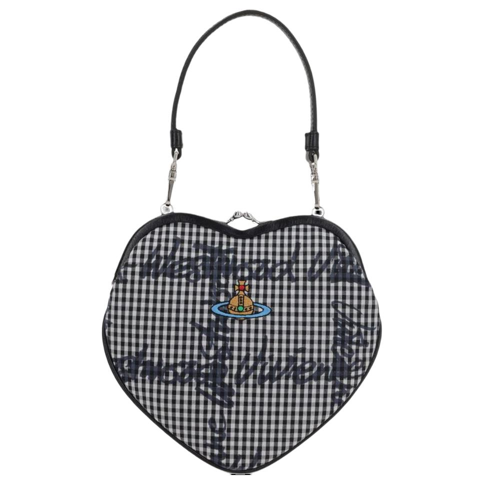Vivienne Westwood West Queen Abnehmbarer Griff Gesticktes Logo Stoff-Tragetasche Damen Tragetasche Grau 4B01000DWW011TO302 Basic Set (Bag+Dust Bag)