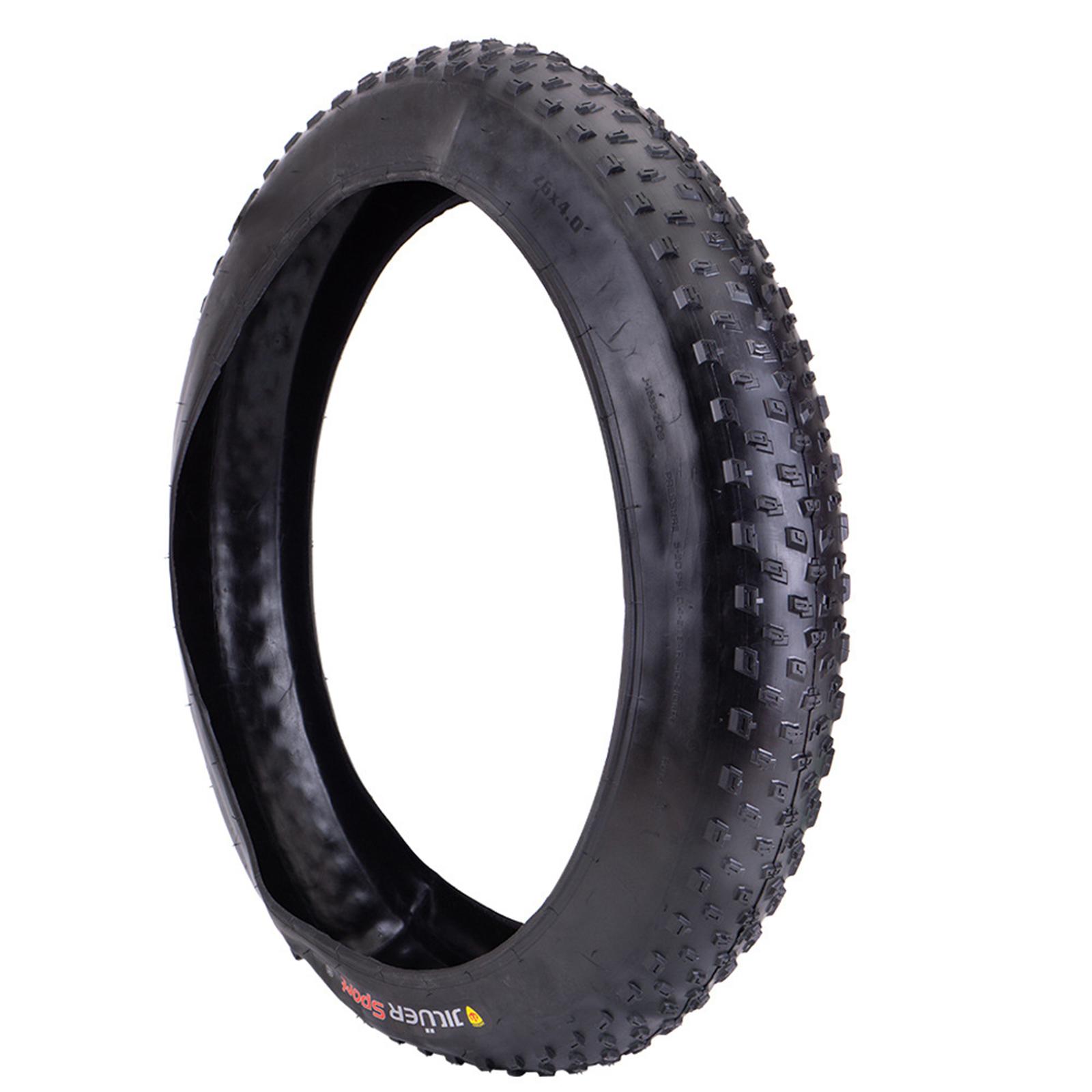 20 x 3.0 Zoll Fatbike-Reifen Gummi Fahrrad Faltreifen Schnee Strand Fahrrad Ersatzreifen 26 x 4.0 Inch Outer Tire schwarz