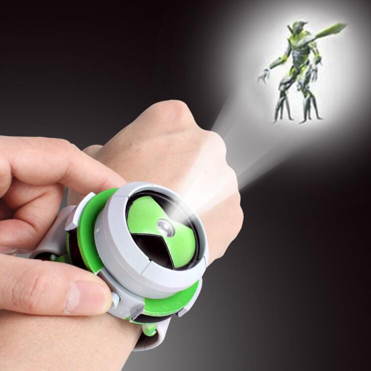 BEN 10 Uhr Omnitrix Spielzeug für Kinder Projektoruhren Original Ben 10 Projektor Spielzeug mit mittlerer Unterstützung