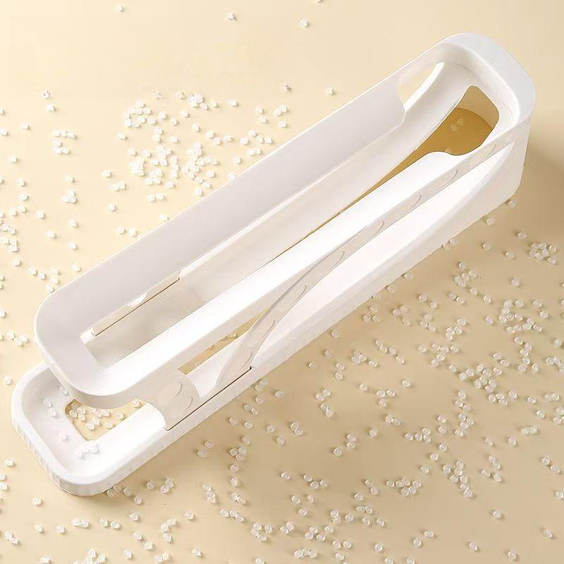 Kühlschrank Automatischer Rollender Eierhalter Aufbewahrungsbox für 15 Eier Eierkorb Lebensmittelbehälter Kühlschrank Aufbewahrungsbox weiß