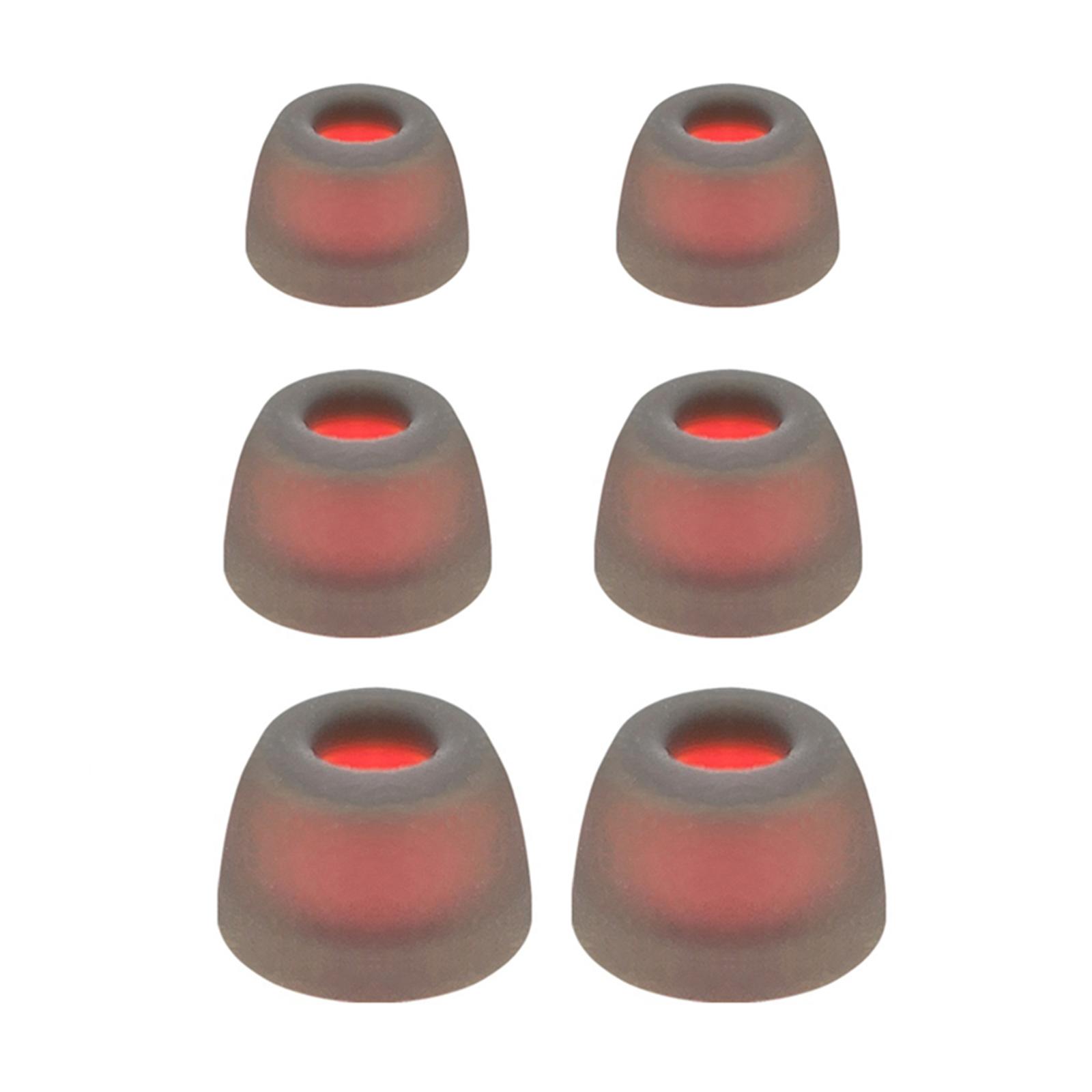 Silikon-Ohrstöpsel Ohrstöpsel Für JBL T230NC TWS Live Pro+ Kopfhörer Ohrstöpsel-Set 6 Stück In Optionaler Größe Und Farbe schwarz