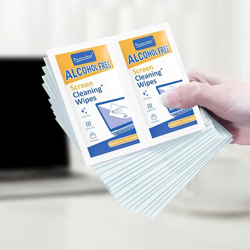 40 Stück PC-Reinigungstücher - Trockene und feuchte Bildschirmreinigungstücher für Autos, Telefone, Tablets, Laptops, Fernseher und Monitore 20pcs